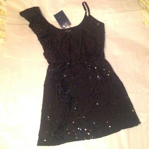 Envy me Black Sequin dress